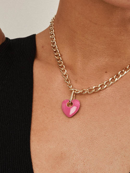 Charm Heart Pendant by Pilgrim