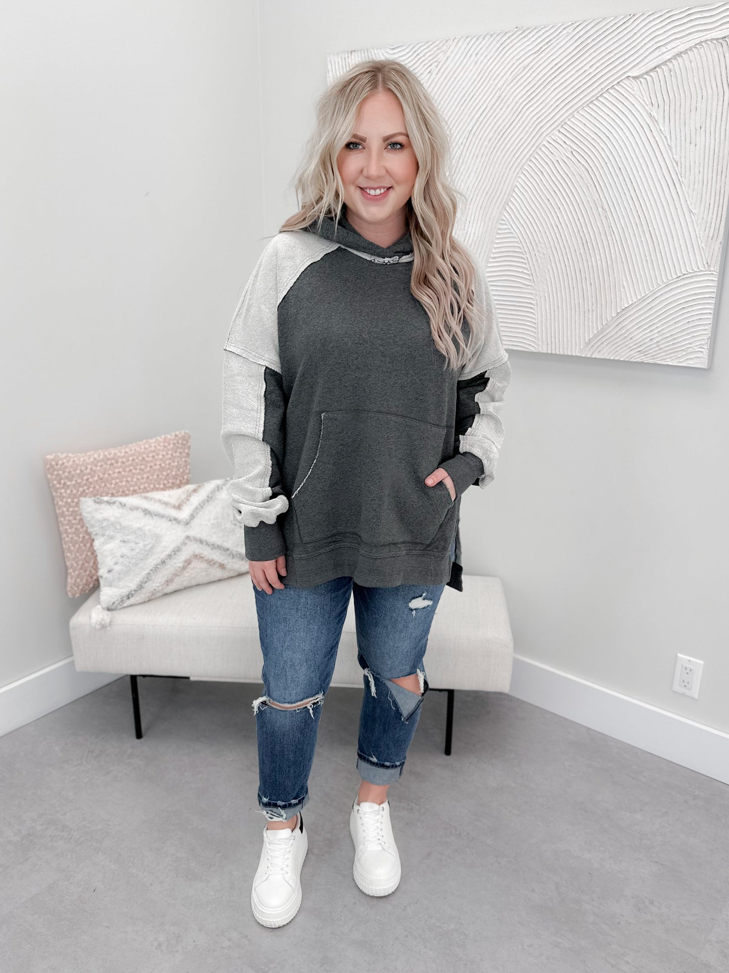 Tasha Hoodie in Charcoal
