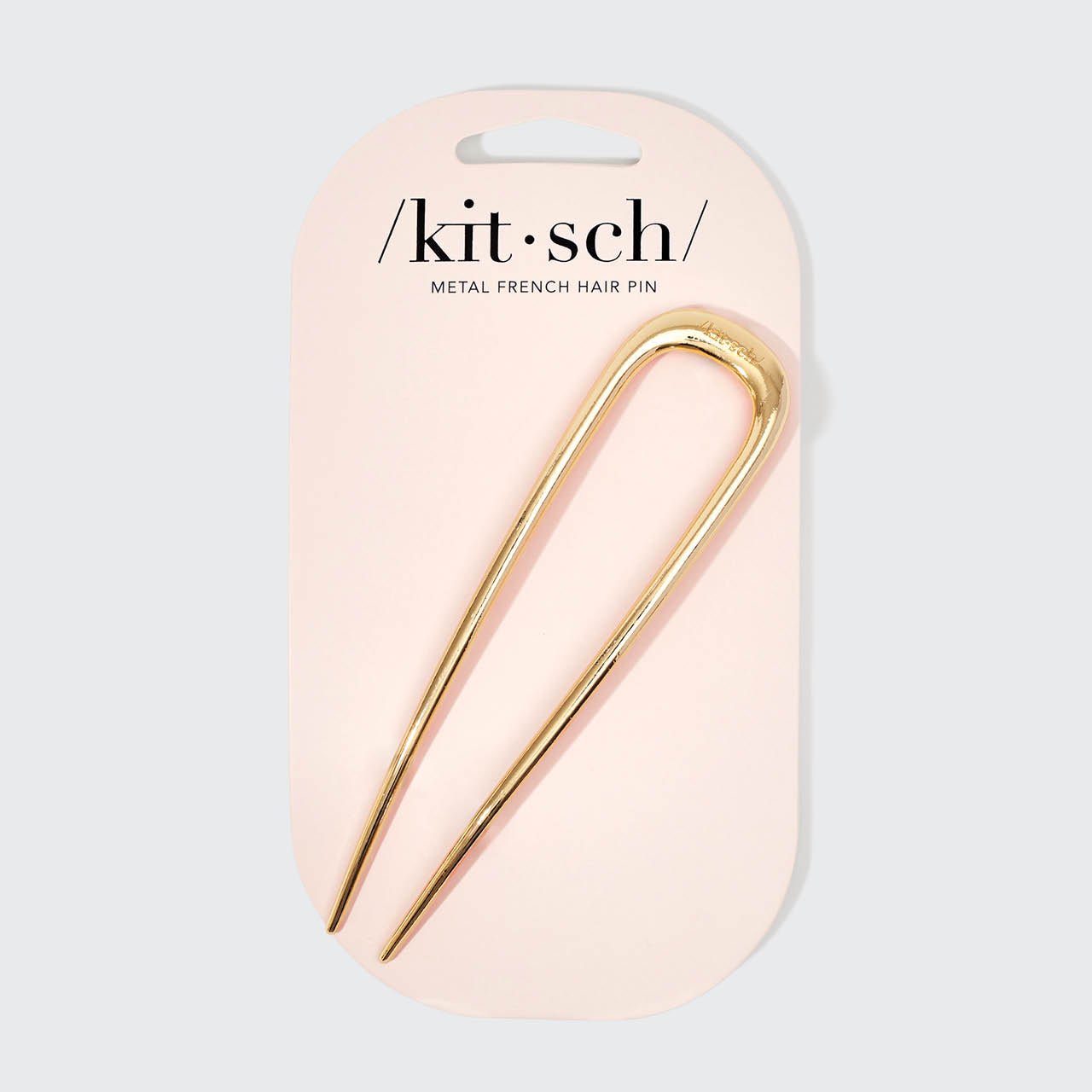 Metal French Gold Hair Pin by Kitsch