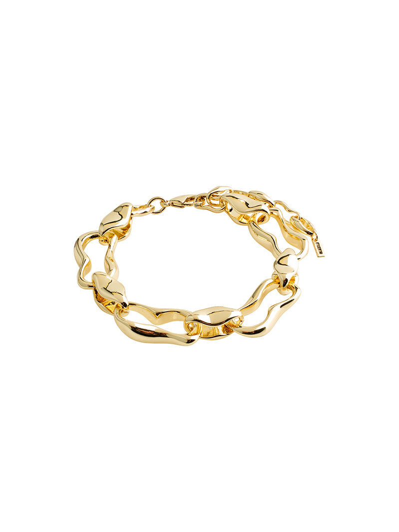 Wave Recycled Bracelet by Pilgrim