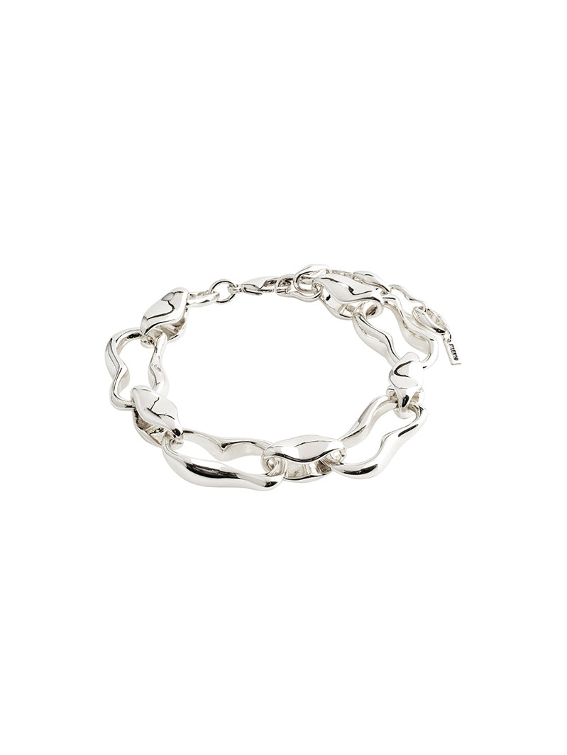 Wave Recycled Bracelet by Pilgrim