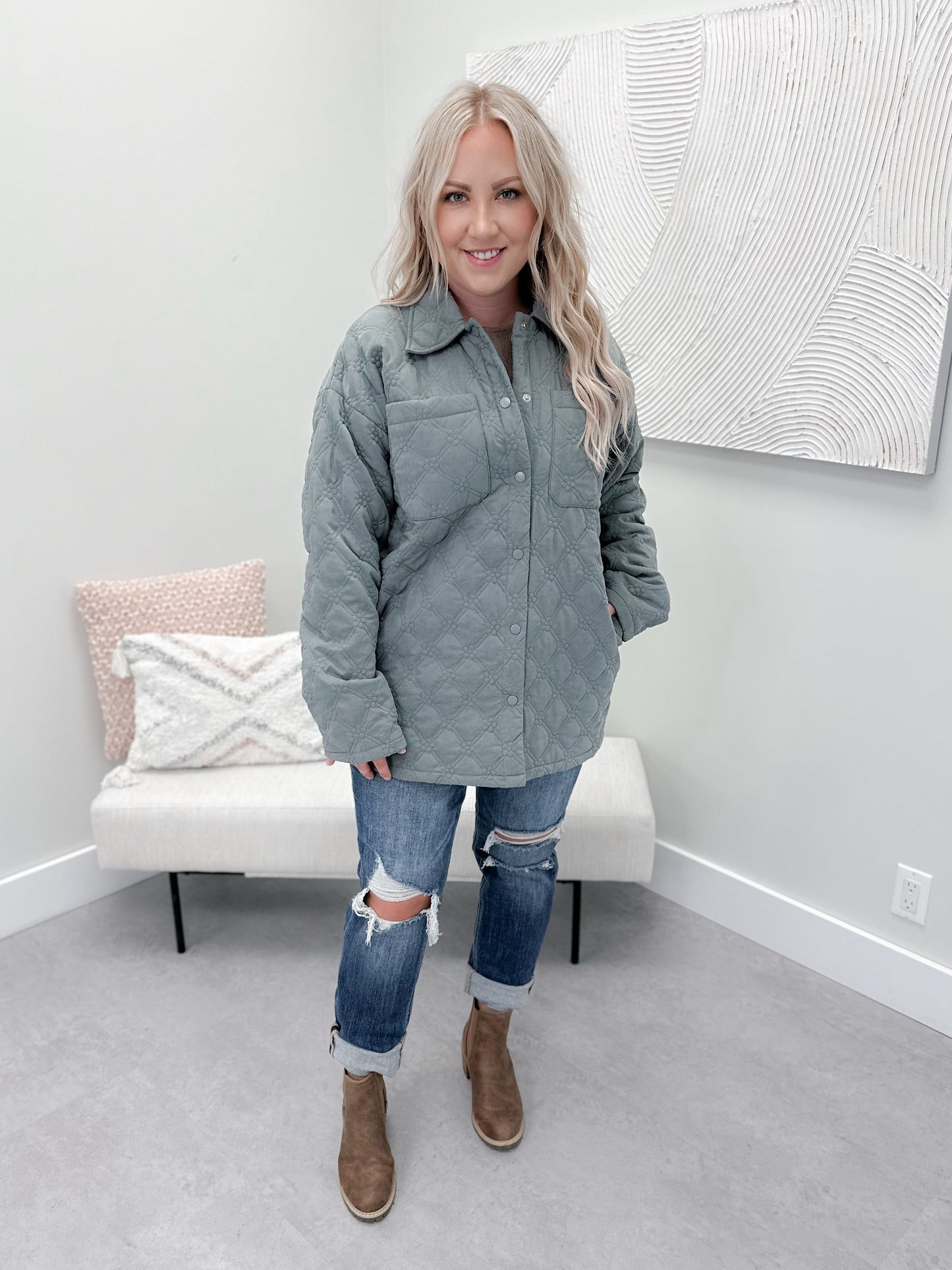 Bryony Floral Quilted Jacket