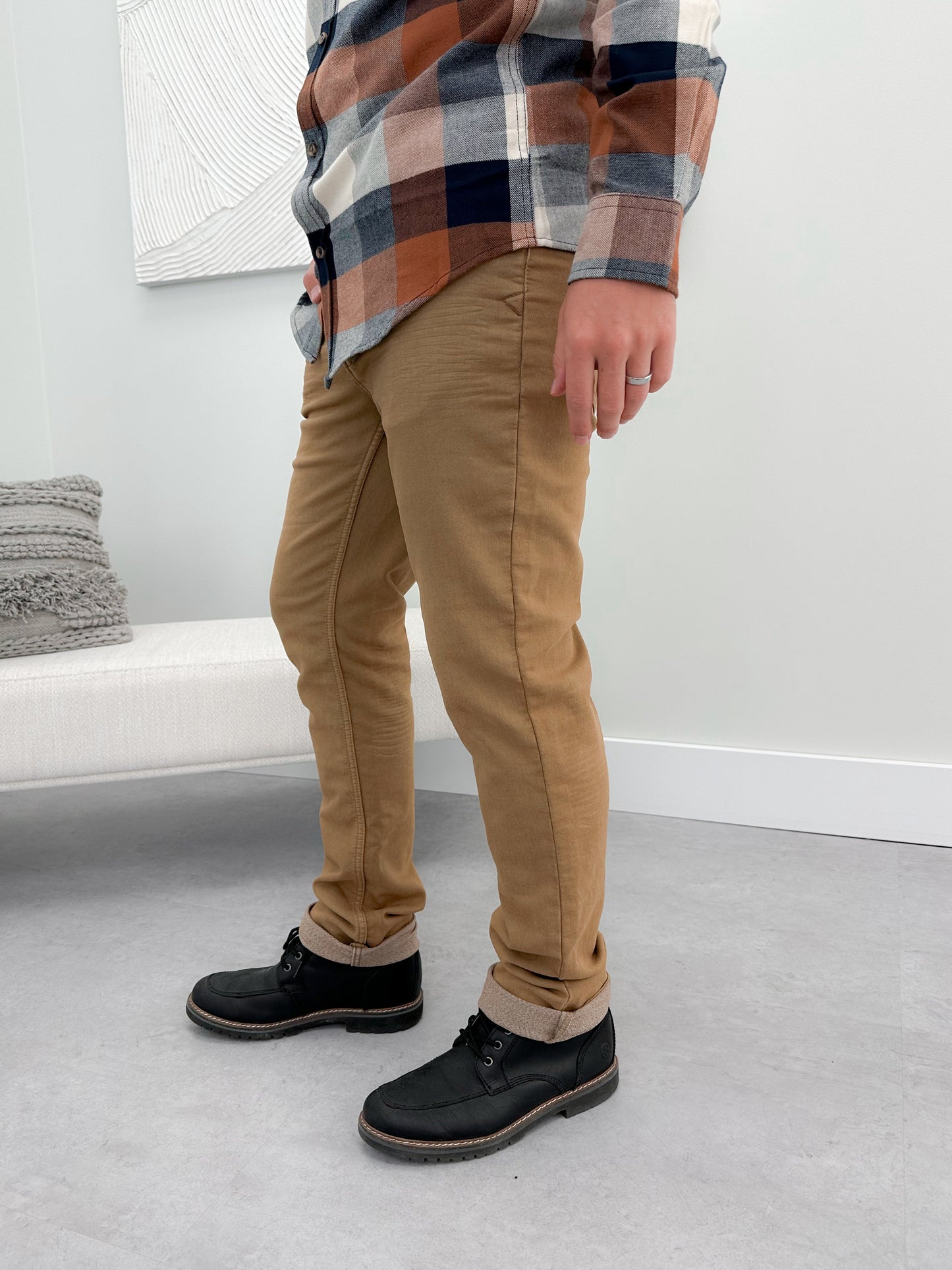 Wolf Hybrid Sweat Jeans in Dune