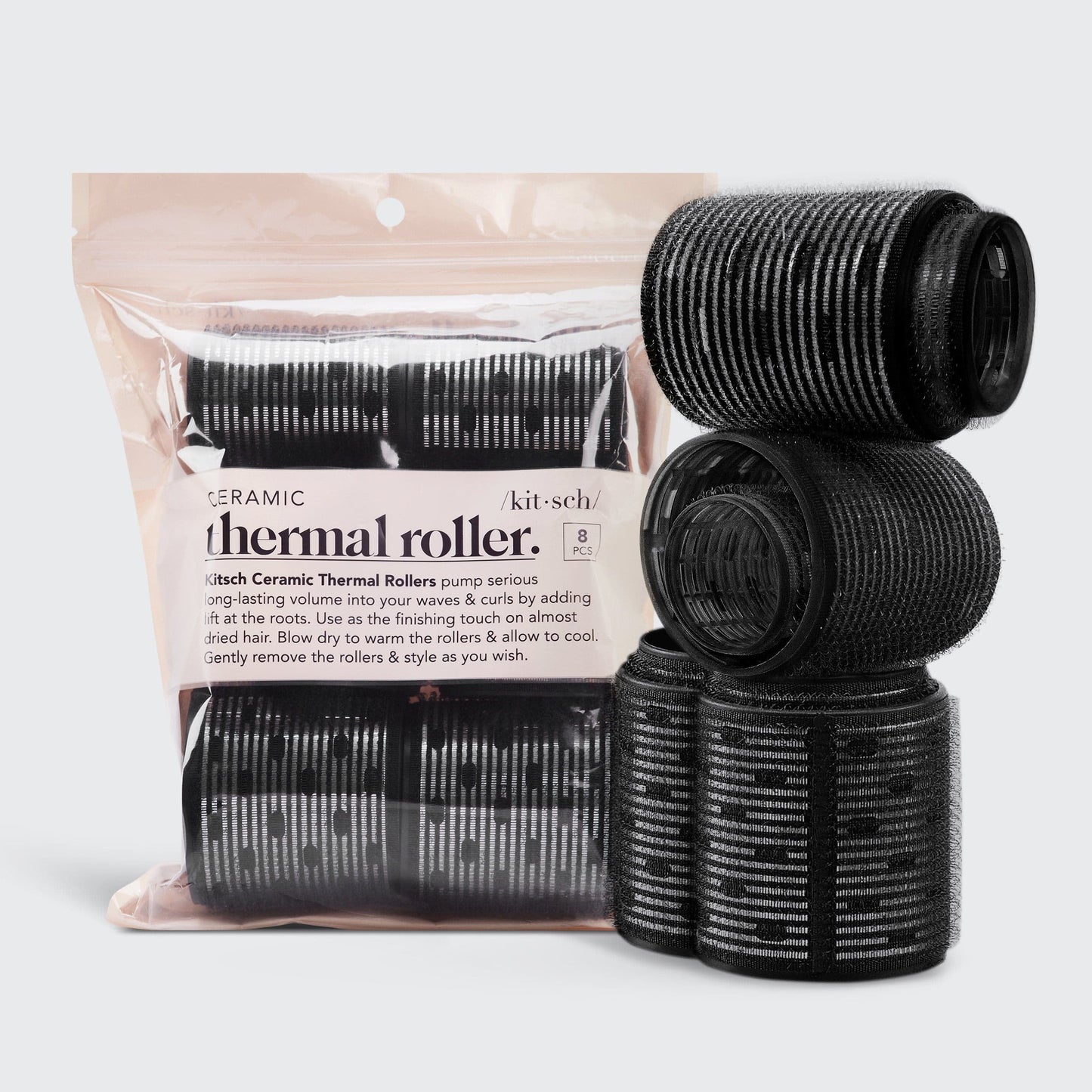 Ceramic Hair Roller 8pc Variety Pack by Kitsch