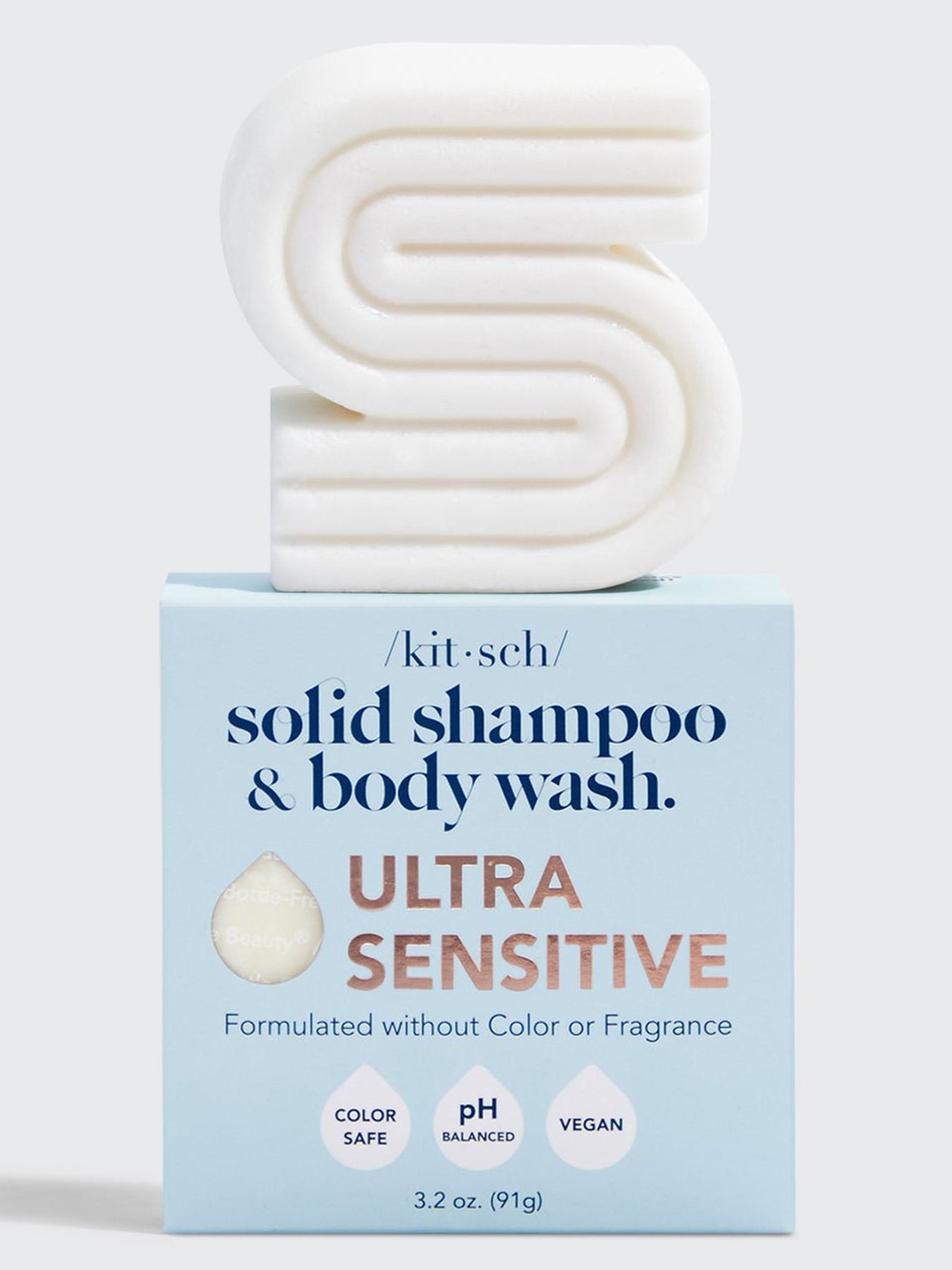 Ultra Sensitive Shampoo & Body Wash Bar by Kitsch