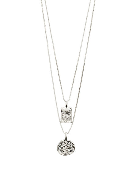 Valkyria 2 in 1 Coin Necklace by Pilgrim