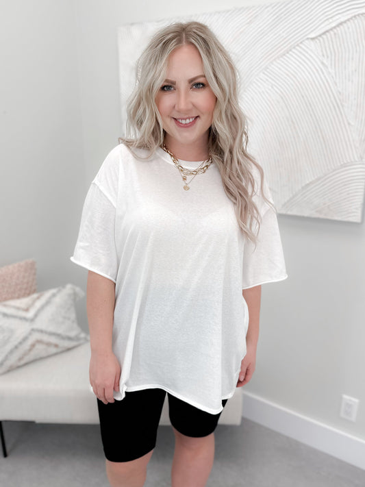 Blaire Tee in Coconut by Pol