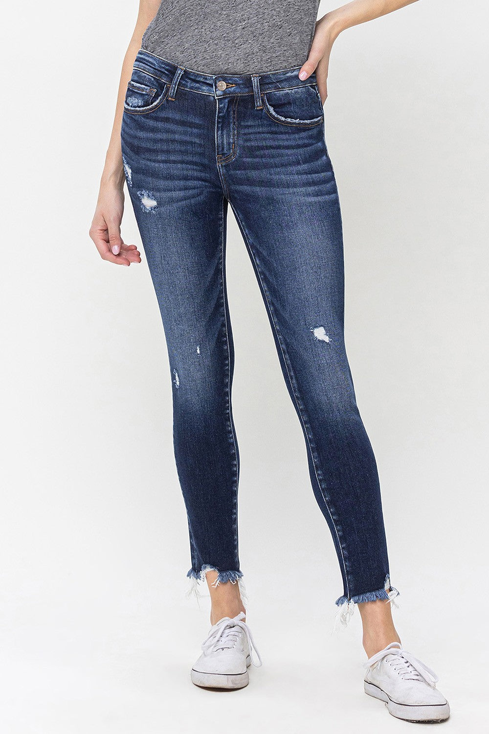 Ackley Mid Rise Skinny Jean by Lovervet
