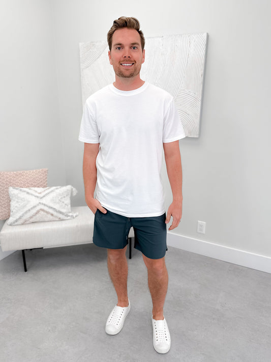 Captain Mens Tee in White