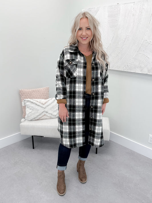 Wallen Long Flannel Shacket
