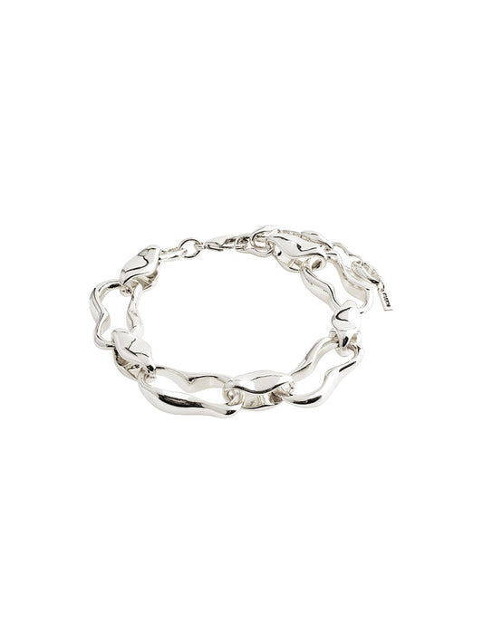 Wave Recycled Bracelet by Pilgrim