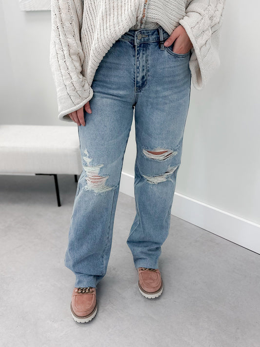 90s Rigid Magic Distressed Jean by Judy Blue