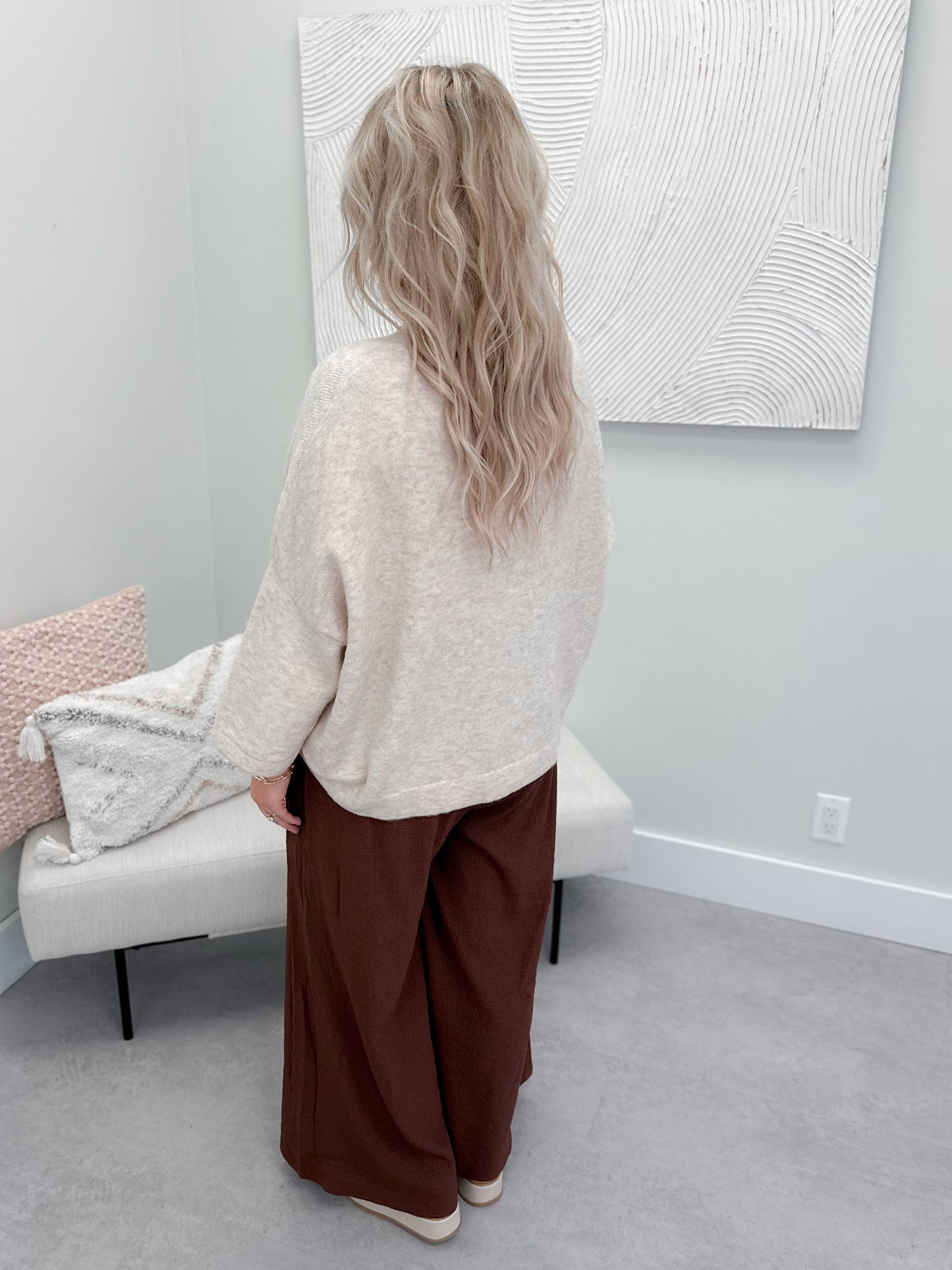 Why Not Wide leg Pants in Chocolate