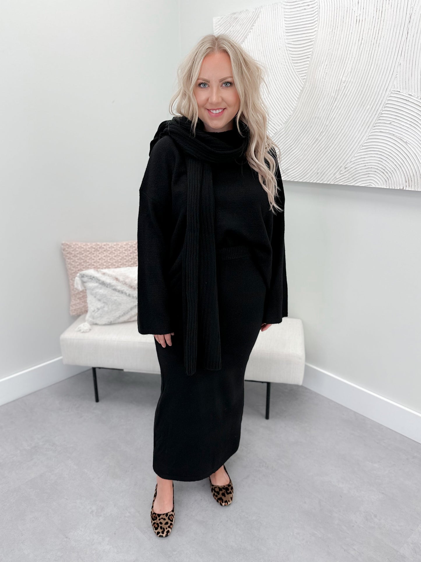Beckum Three Piece Set in Black
