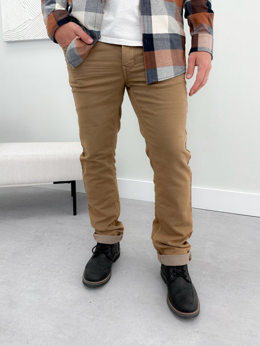 Wolf Hybrid Sweat Jeans in Dune