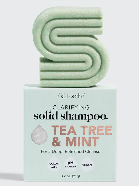 Tea Tree + Mint Clarifying Shampoo Bar by Kitsch