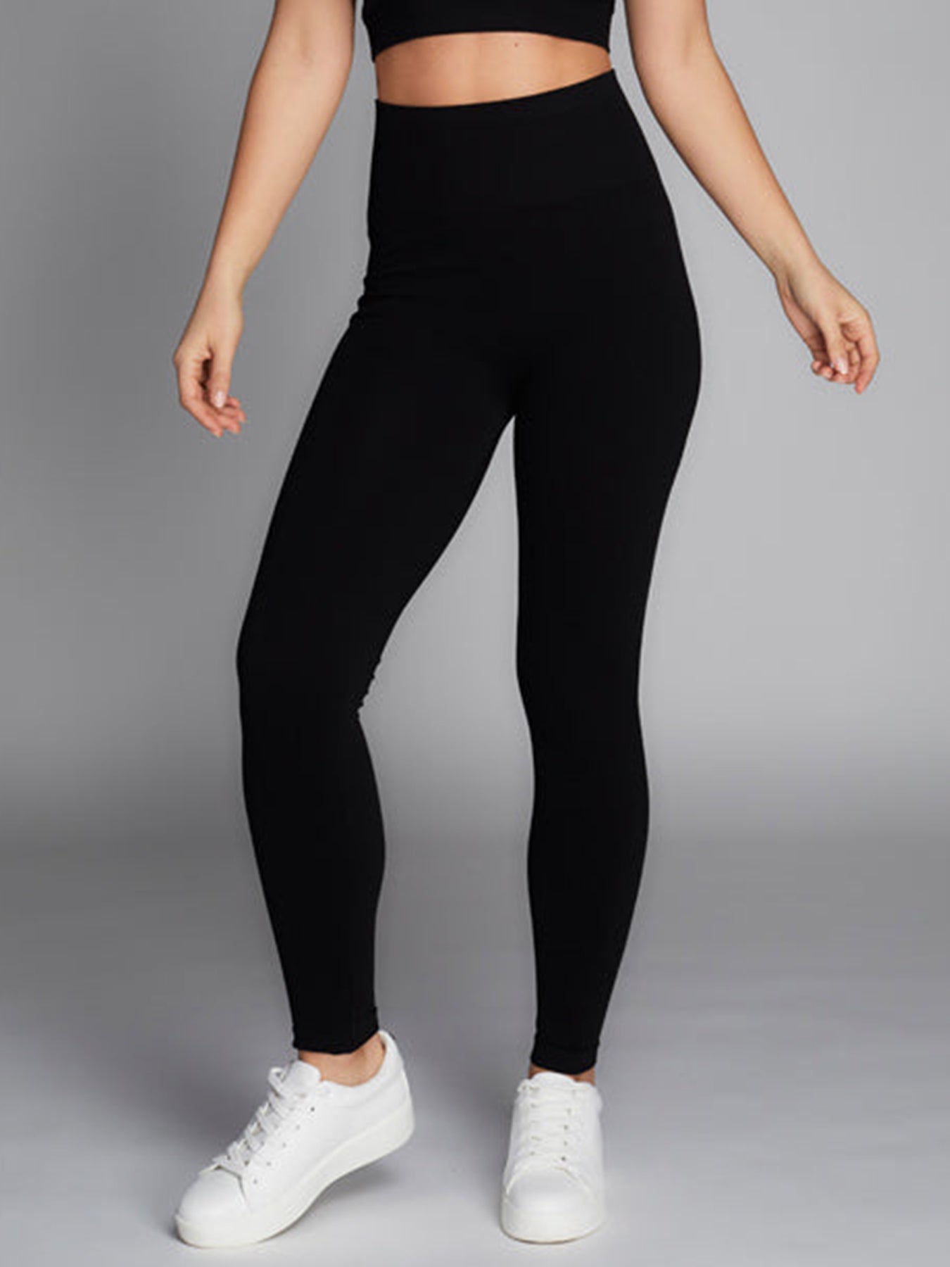 Bamboo Rib High Waisted Legging by C'est Moi