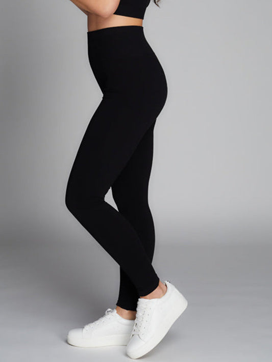 Bamboo Rib High Waisted Legging by C'est Moi