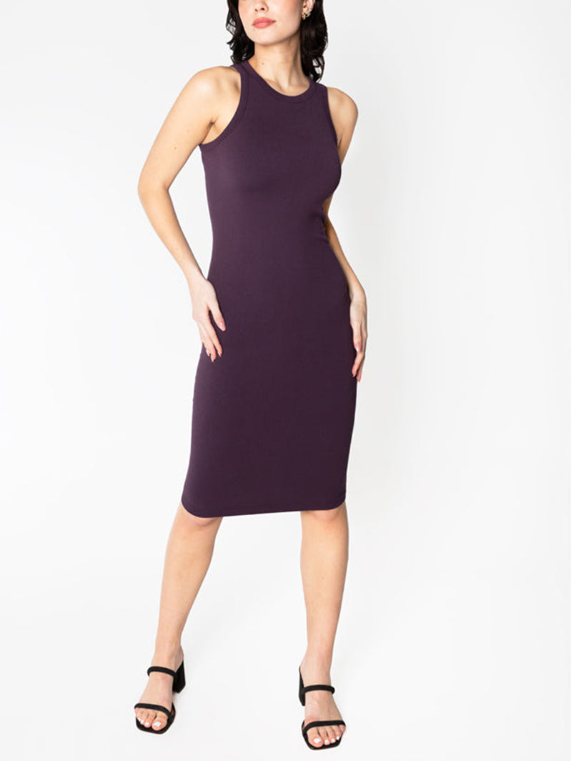 Bamboo Ribbed Tank Dress by C'est Moi