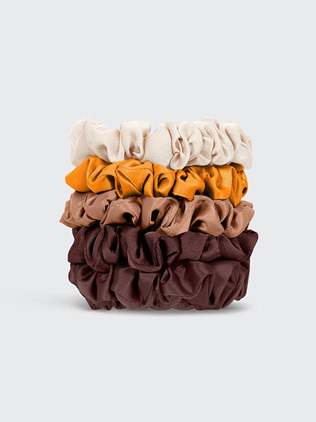 Ultra Petite Satin Scrunchies in Sedona by Kitsch